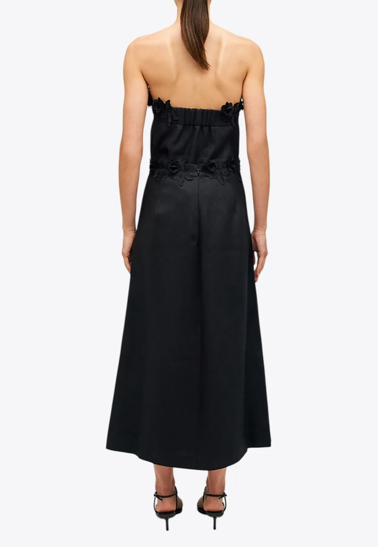 Rosebud Lace Midi Skirt