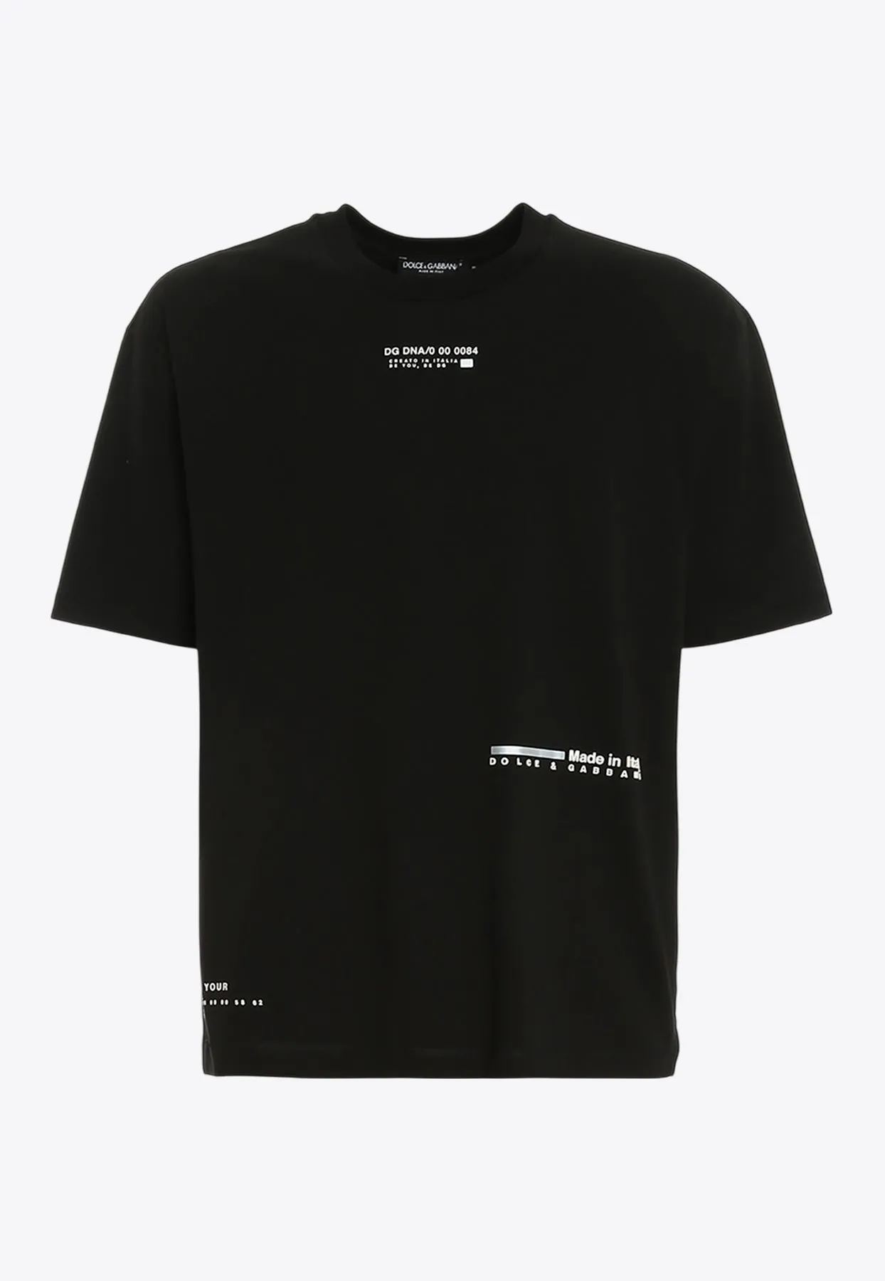 Rubberized Logo Crewneck T-shirt