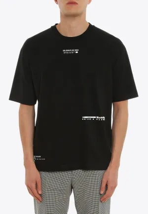 Rubberized Logo Crewneck T-shirt