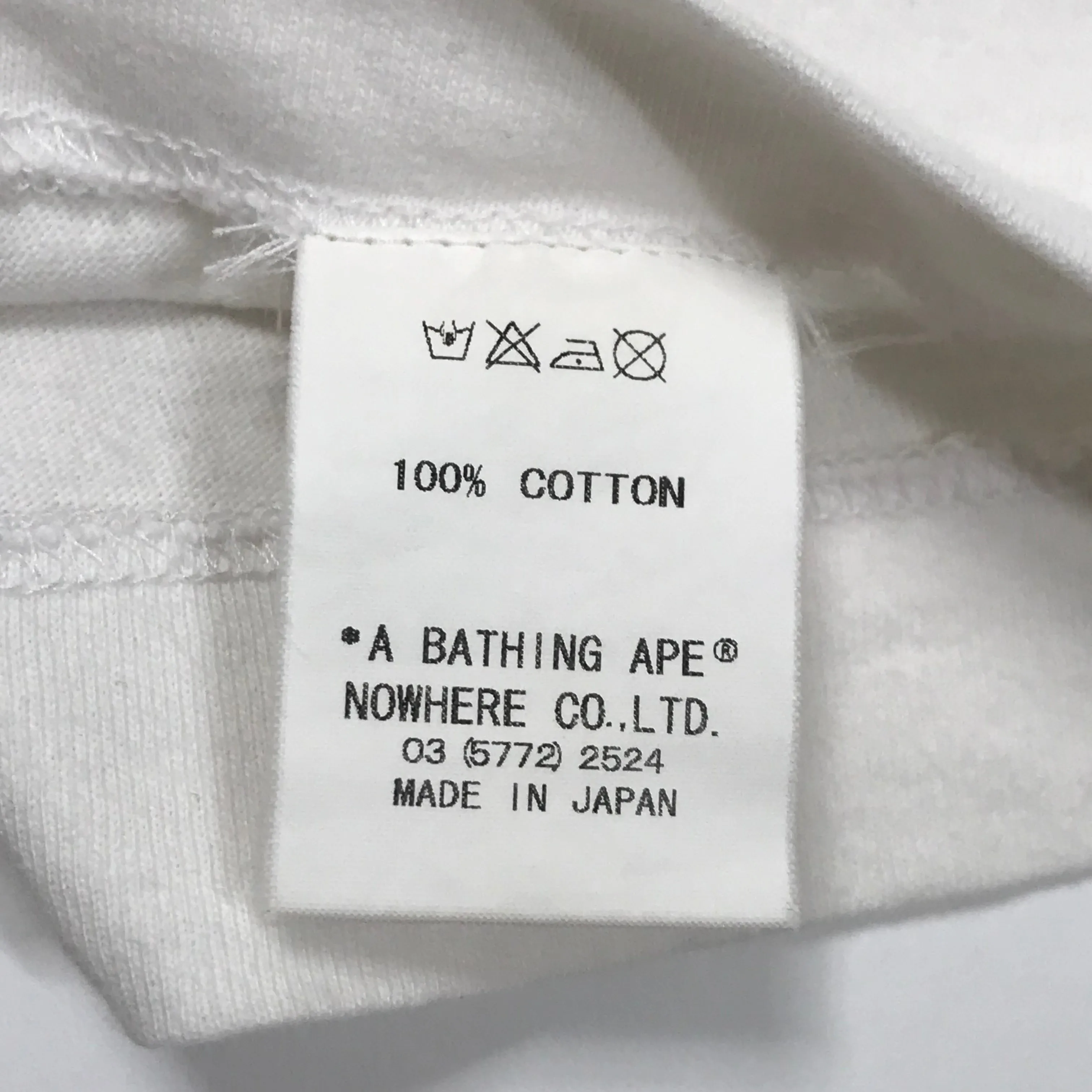 [S] A Bathing Ape Bape x Kaws 'Superman' Logo Ringer Tee Shirt White