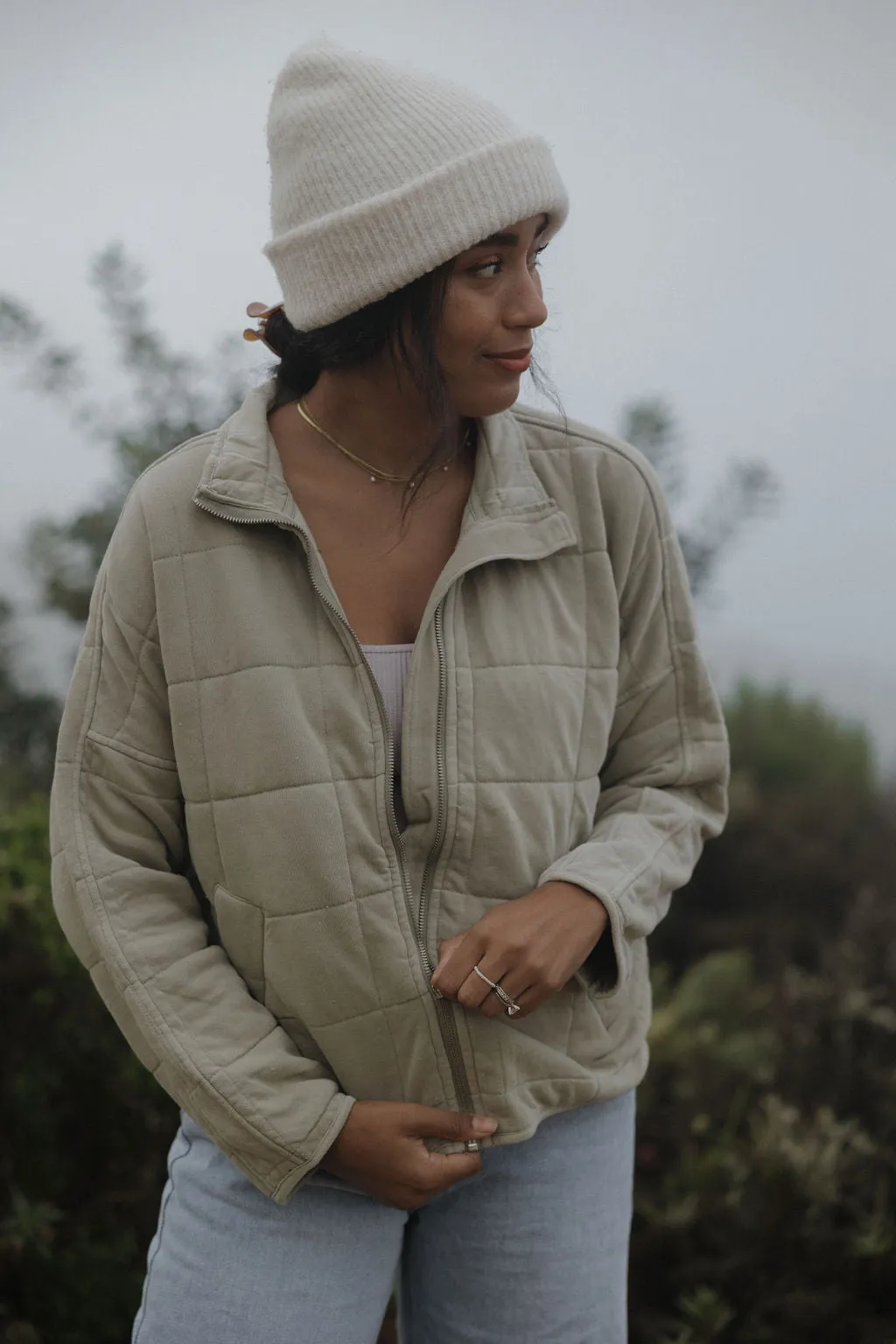 Sage Quilted Jacket