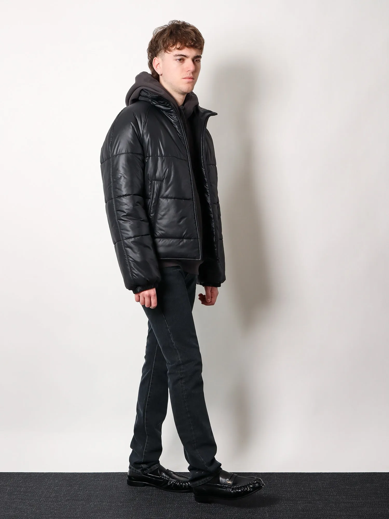 Saint Laurent Cassandre Padded And Quilted Nylon Jacket