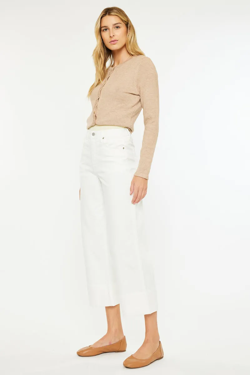 Sammie High Rise 90's Cropped Wide Leg Jeans