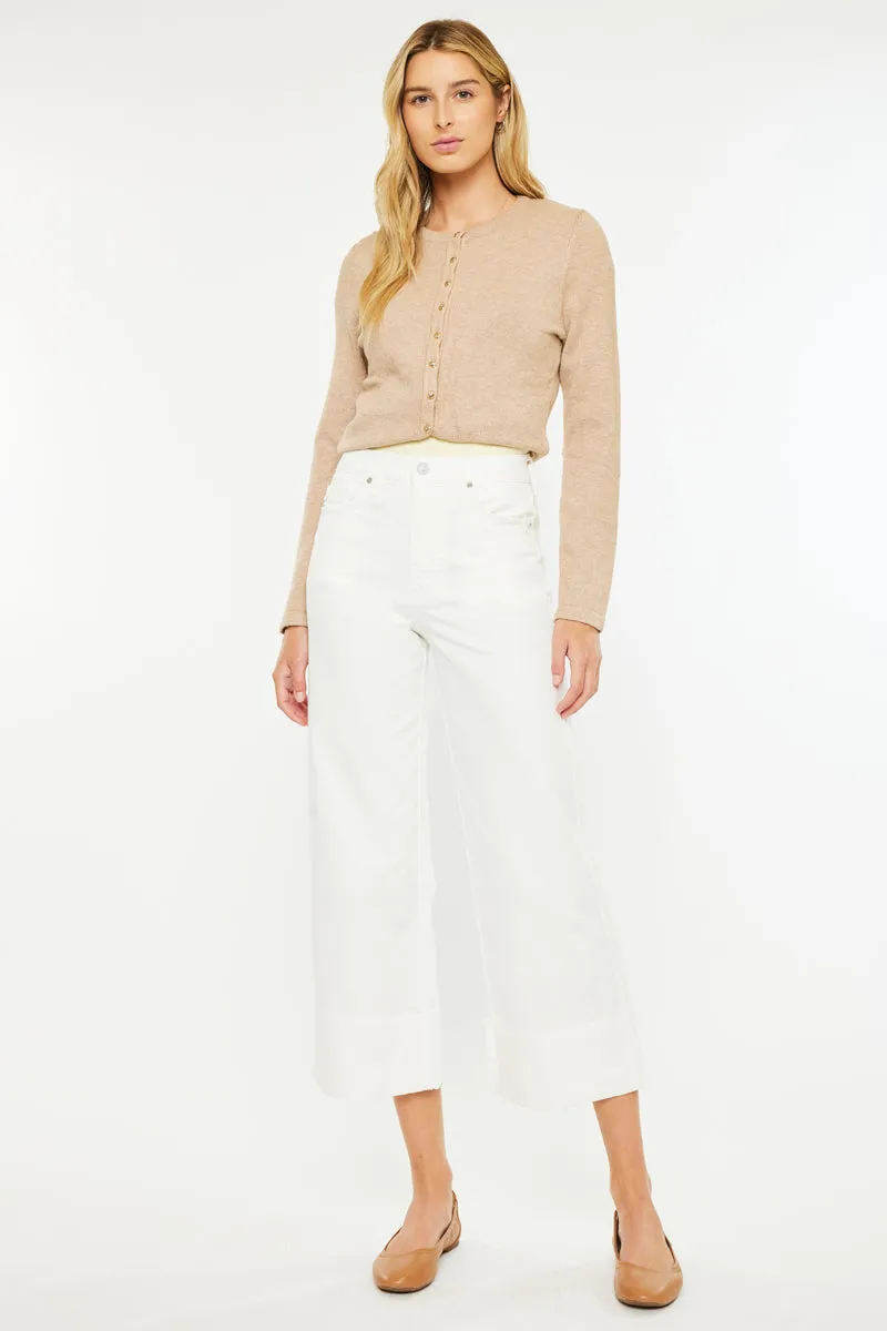 Sammie High Rise 90's Cropped Wide Leg Jeans