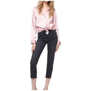 SANCTUARYROBBIE Embroidered Cropped Jeans
