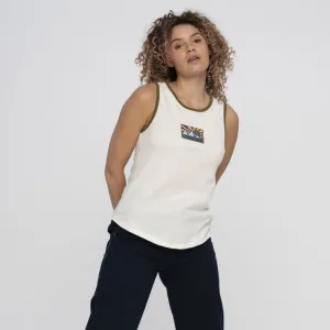 Santa Cruz Womens Vest Vista Vest - Off White / Moss