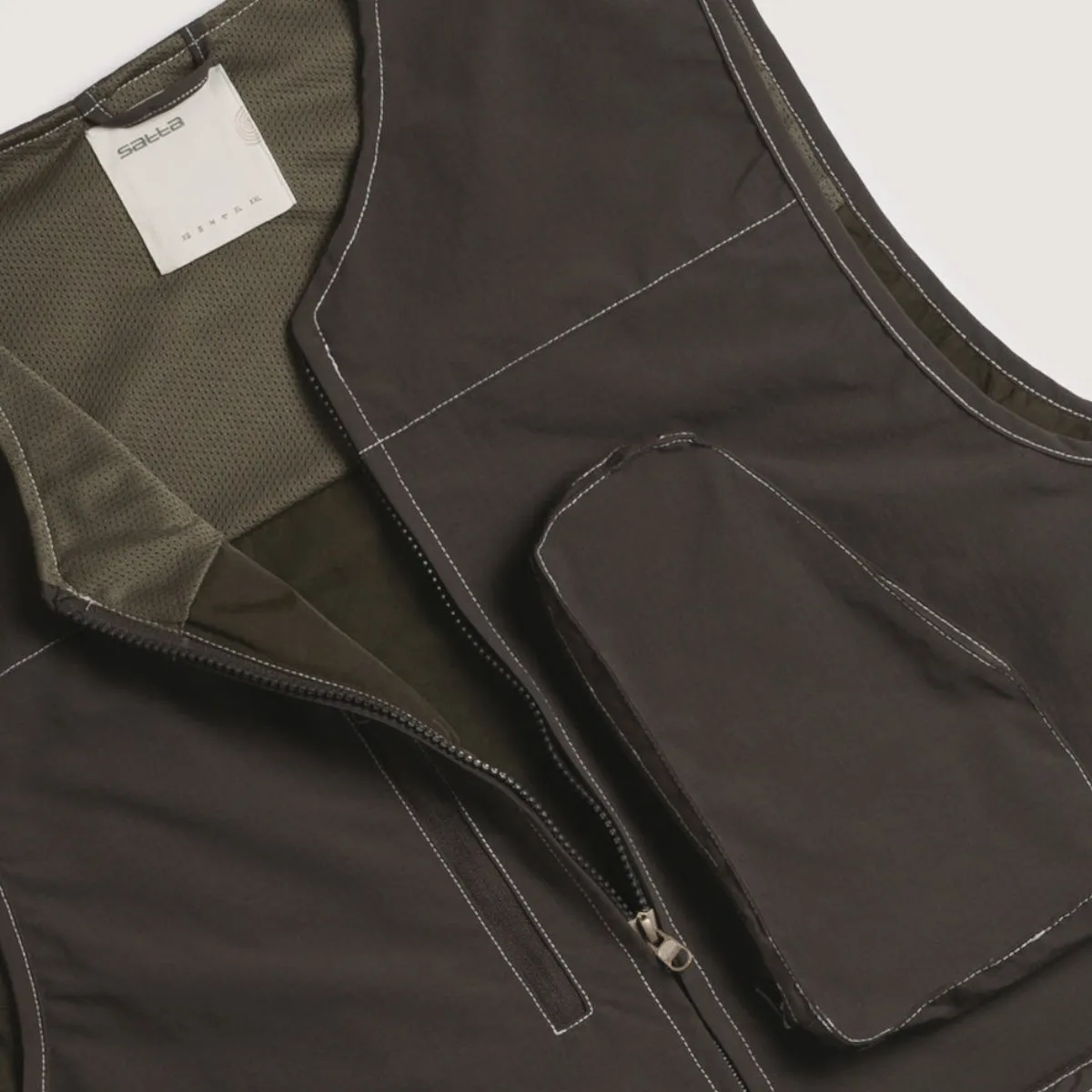 Satta - Cargo Vest - Charcoal