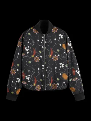 Scotch & Soda Reversible Bomber - Black