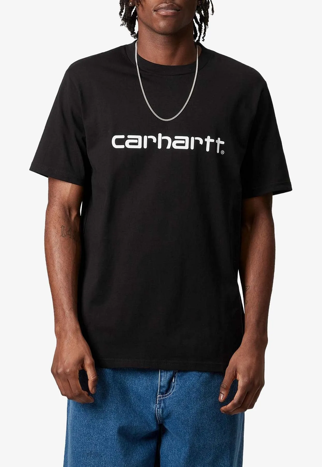 Script Logo Print T-shirt