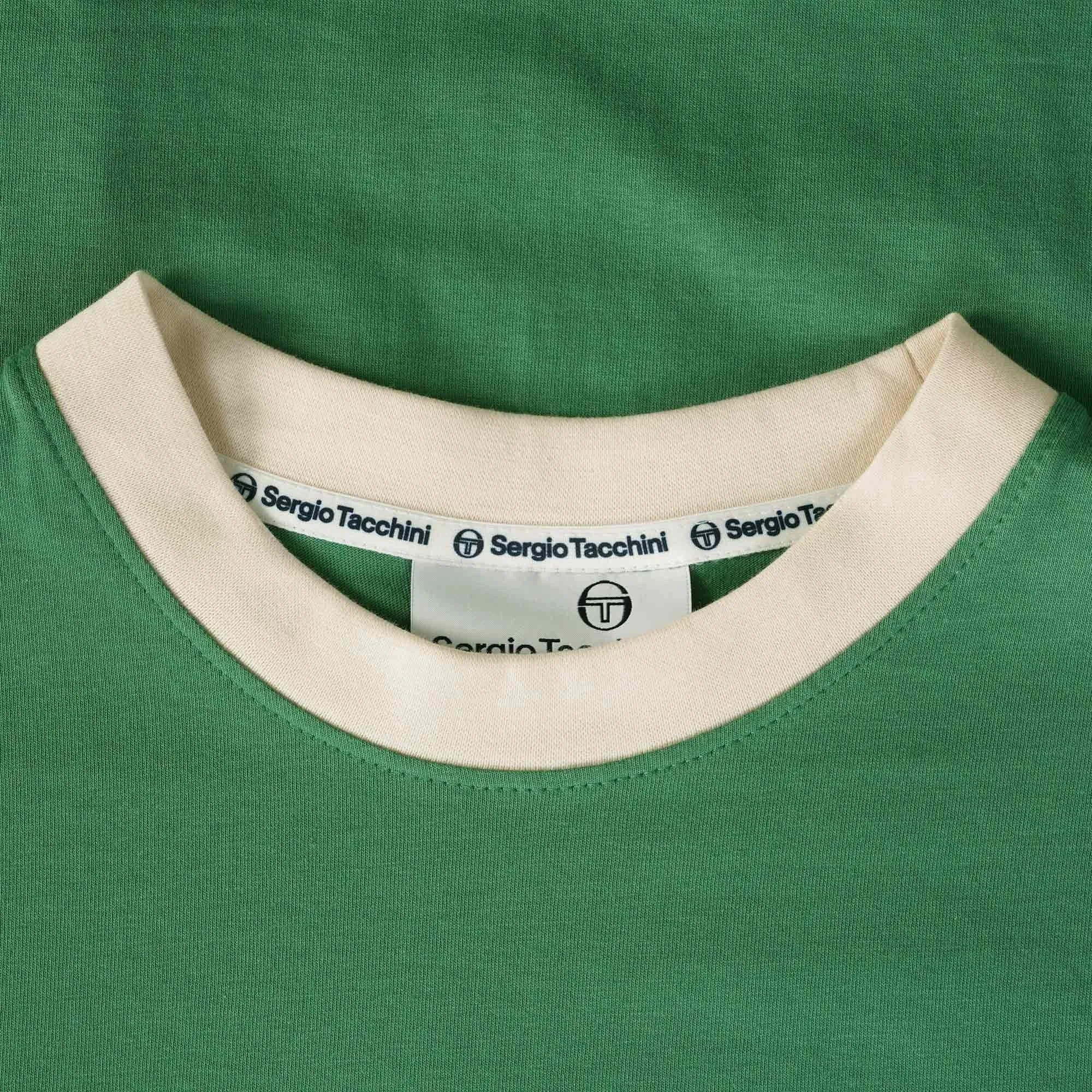 Sergio Tacchini Pace Ringer T-Shirt Foliage Green