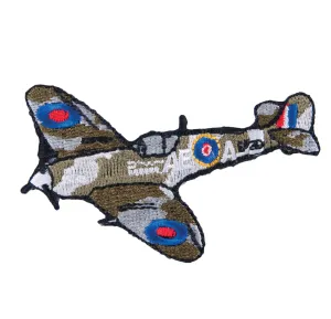 Sew On Motifs Lace Jeans Dresses Garments Appliques Patches 4.5cm -Fighter Plane