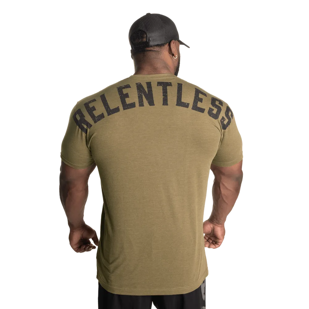 Skull Standard Tee - Army Green Melange