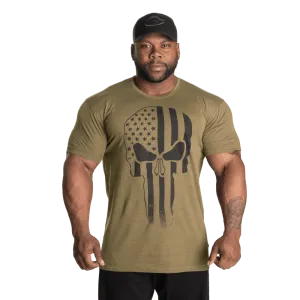 Skull Standard Tee - Army Green Melange