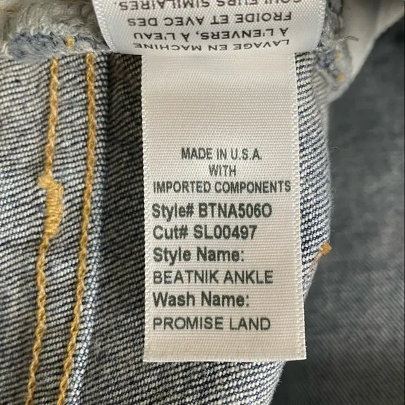 SLVRLAKE Beatnik Ankle Jeans in Promise Land