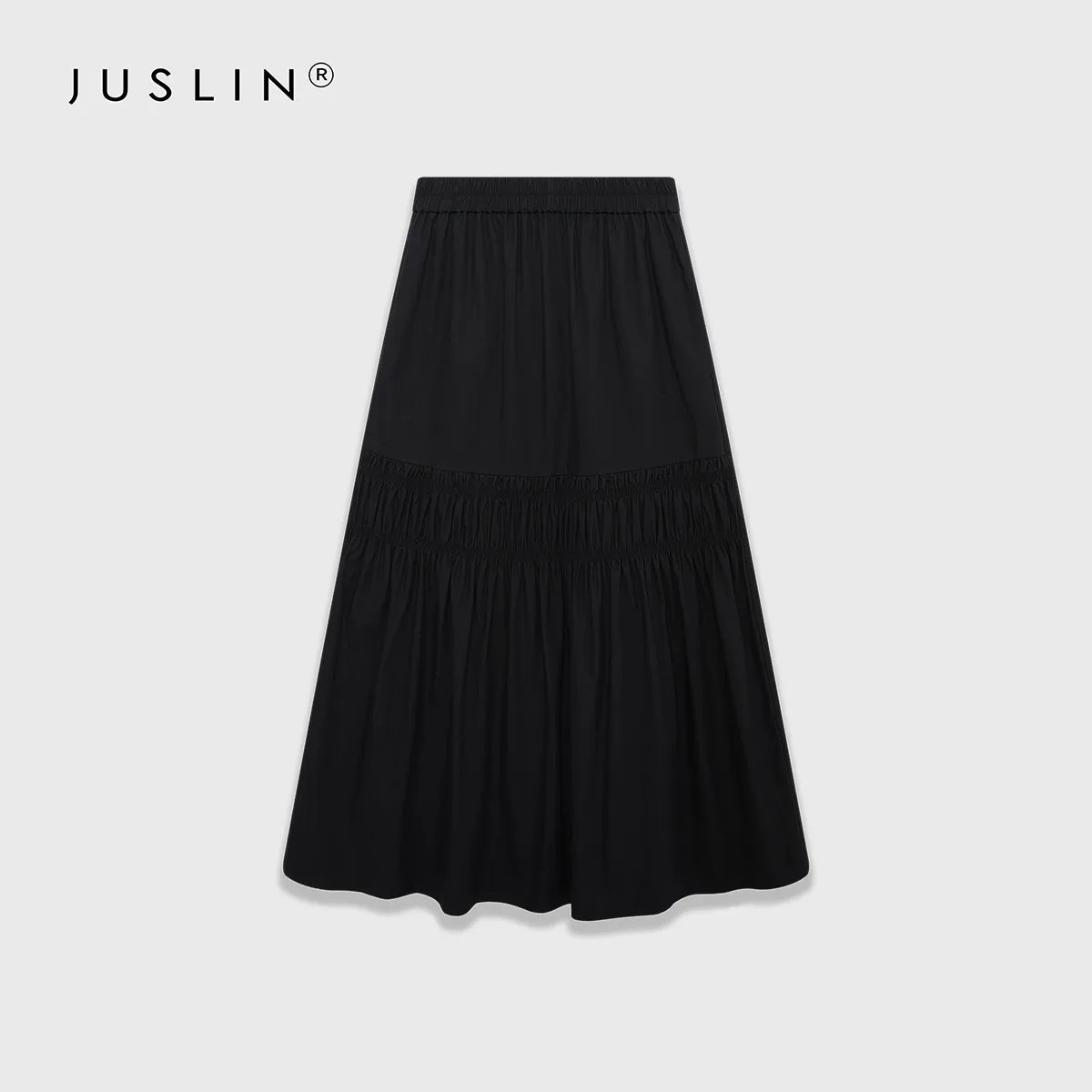 Sophisticated Cotton A-line Skirt