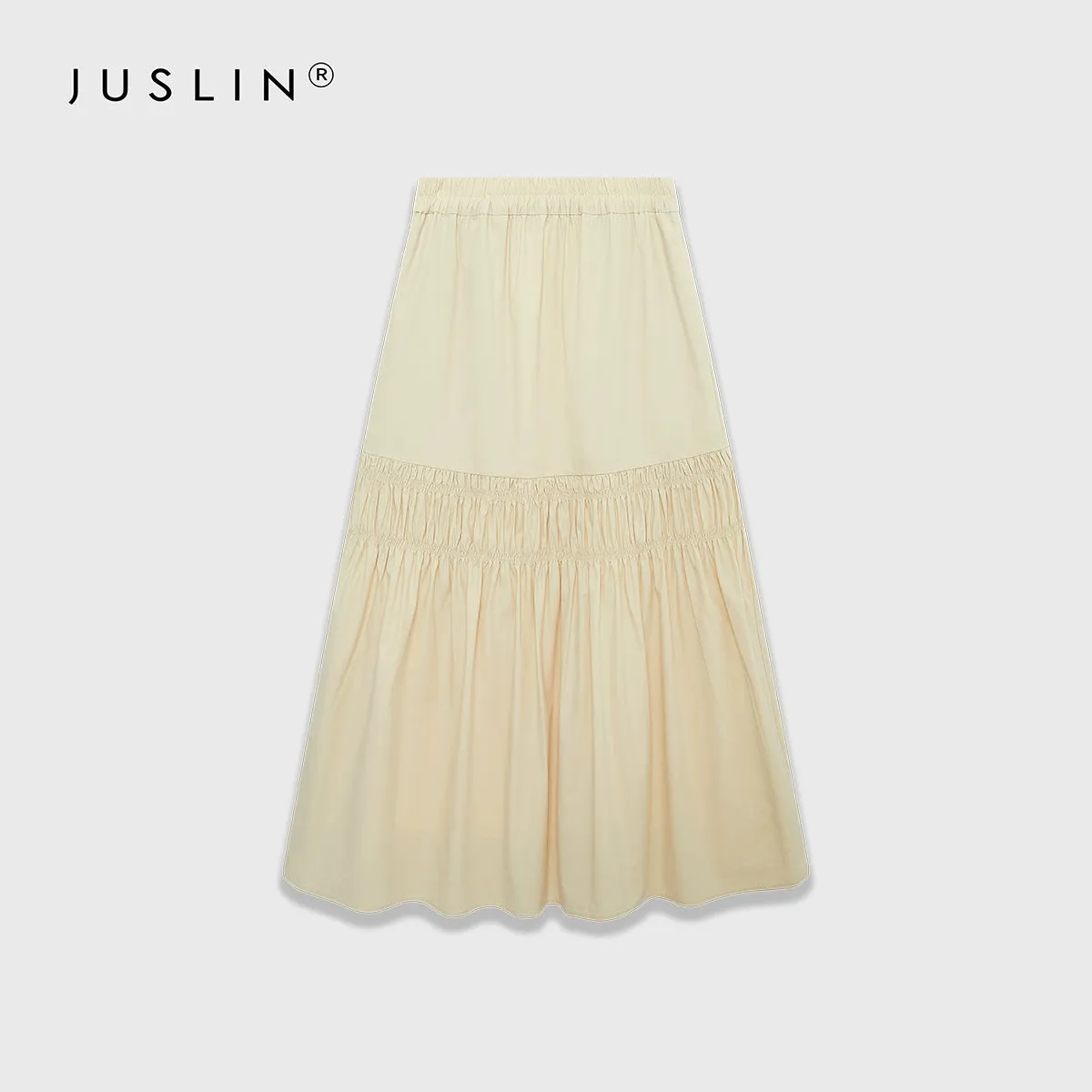 Sophisticated Cotton A-line Skirt