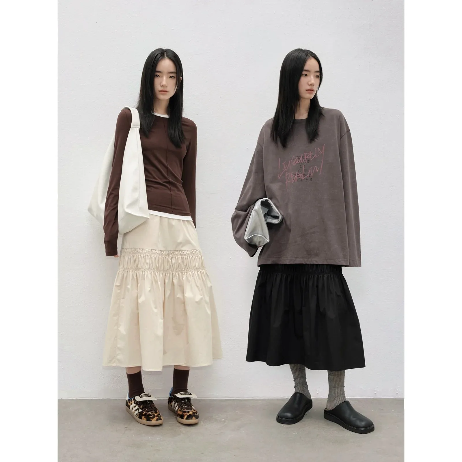 Sophisticated Cotton A-line Skirt
