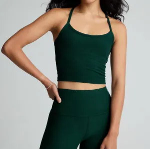 Spacedye Slim Racerback Cropped Tank