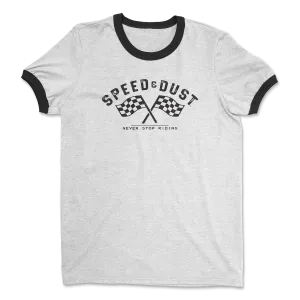 Speed & Dust NSR Flags - Ringer T-Shirt