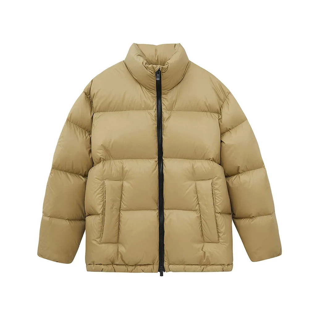 Stand-Up Collar Puffer Jacket