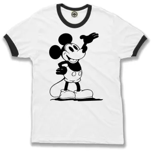 Steamboat Willie Men's Ringer Tee