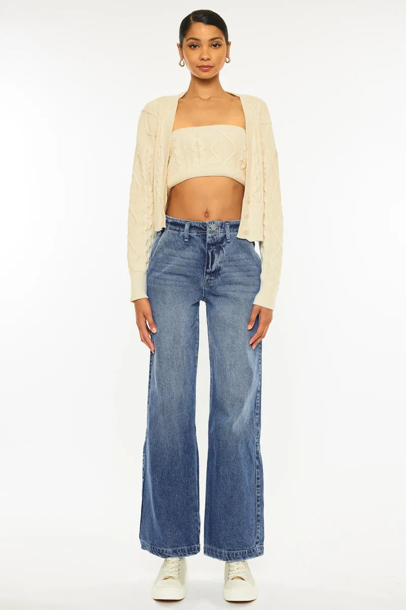Sterling High Rise 90's Wide Leg Jeans