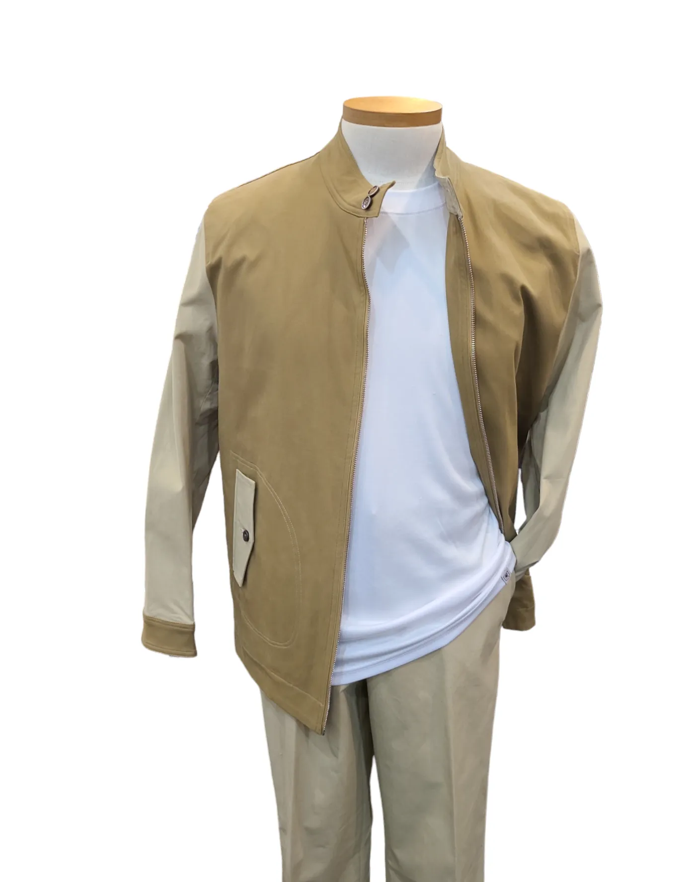 Steven Land Banded Collar Suit