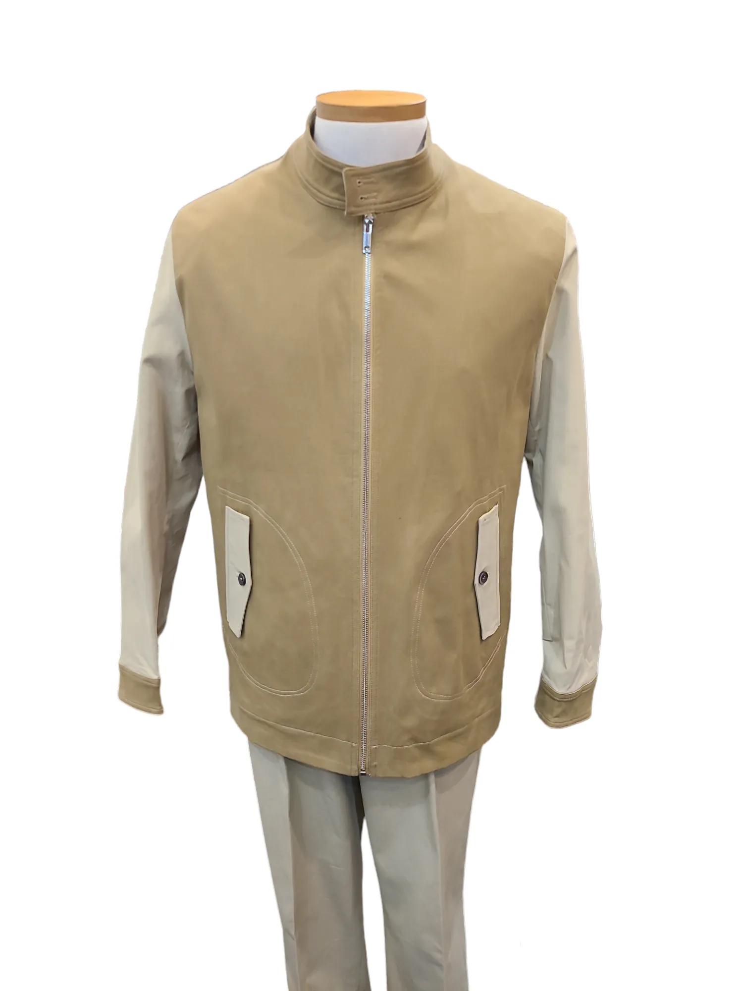 Steven Land Banded Collar Suit