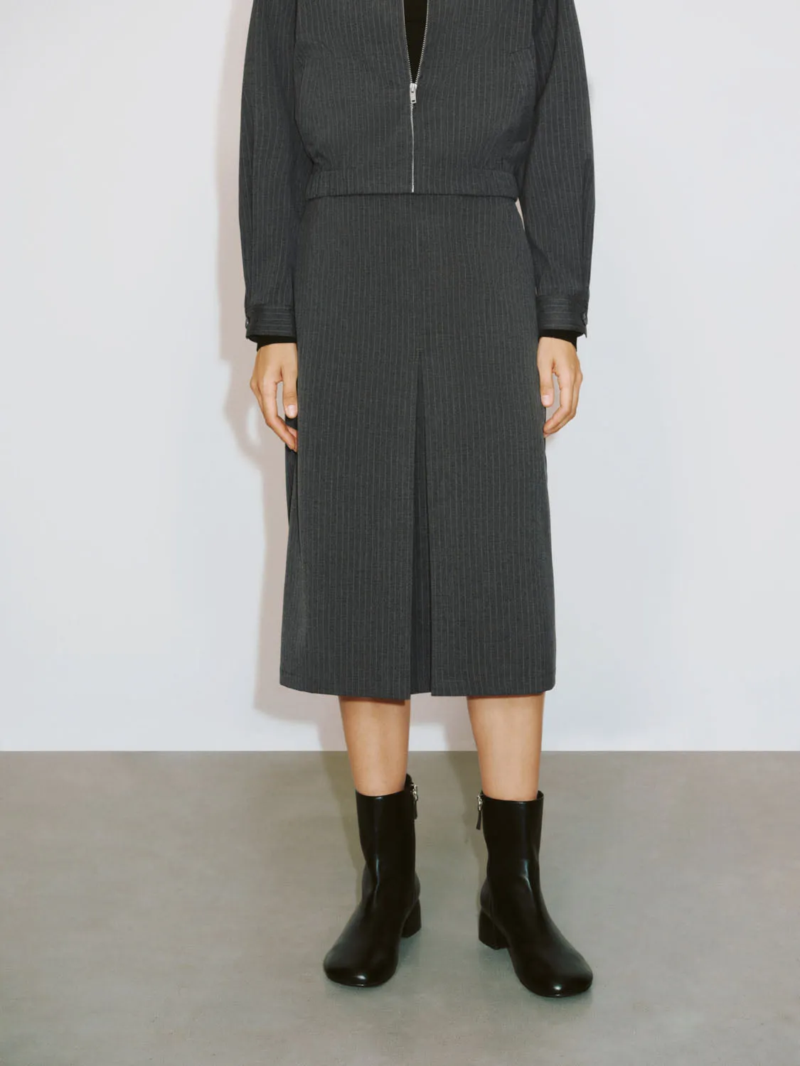Striped A-Line Skirts