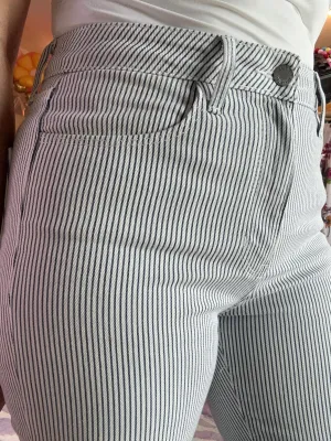 Striped Cropped Flare