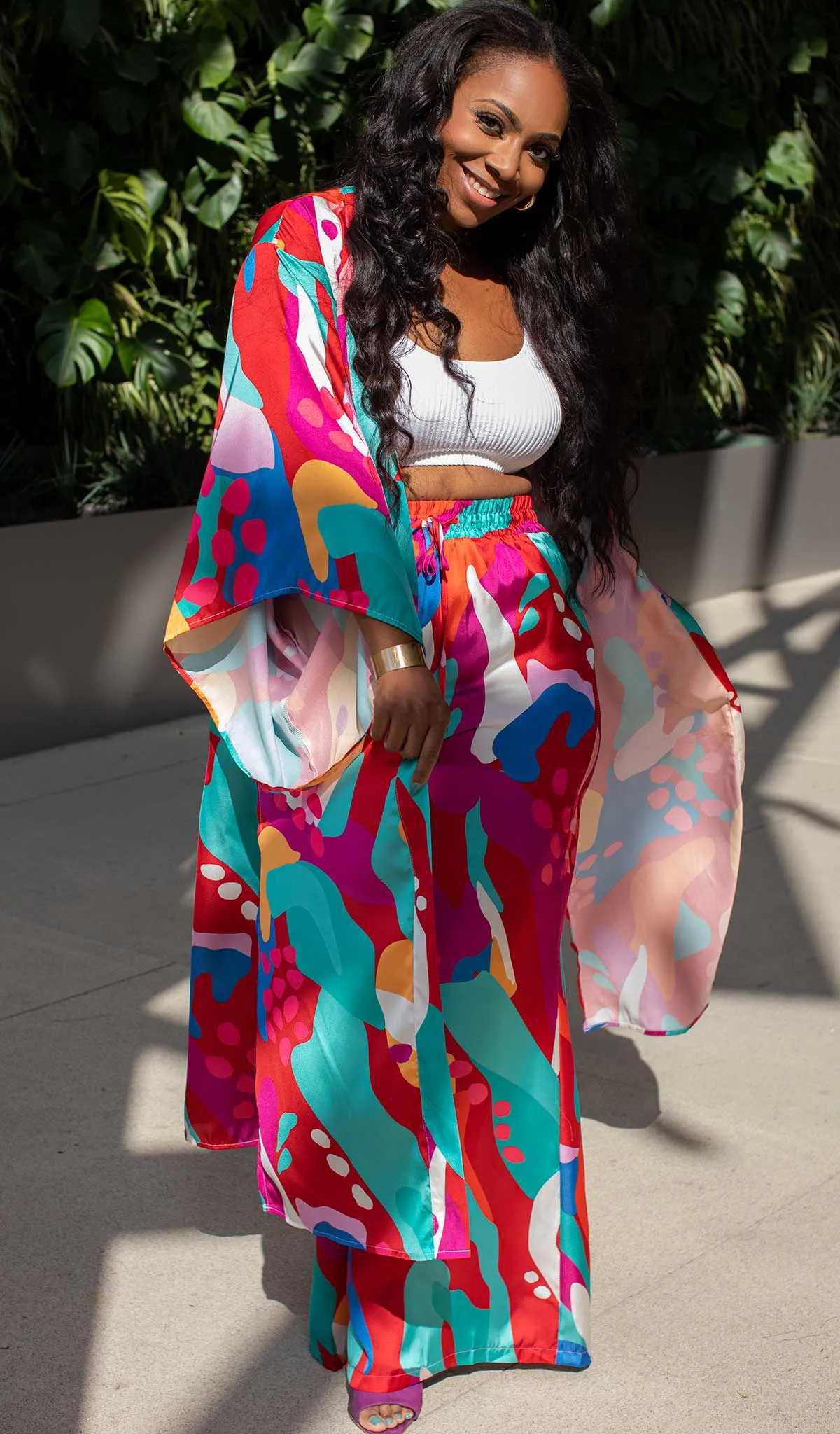 Summer Bliss | Printed Kimono