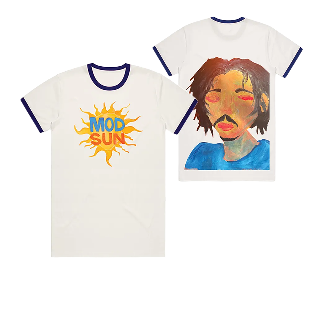 Sunshine Self Portrait Ringer Tee