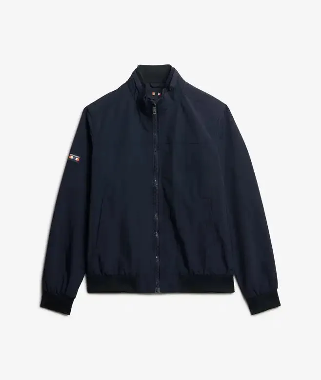 Superdry Mens Nylon Harrington Jacket Eclipse Navy