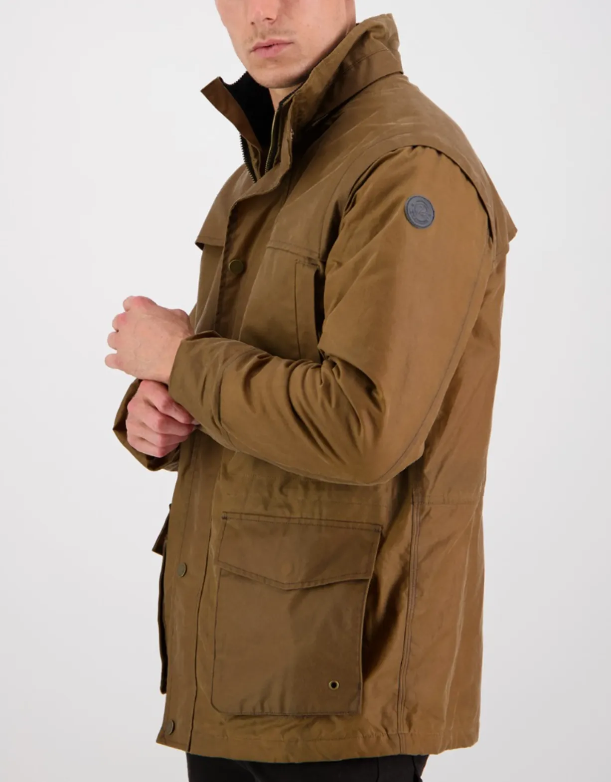 Swanndri Evans Flat Oilskin Jacket