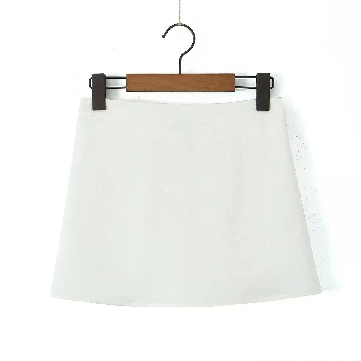 Tassha Boxer Satin Mini Skirts