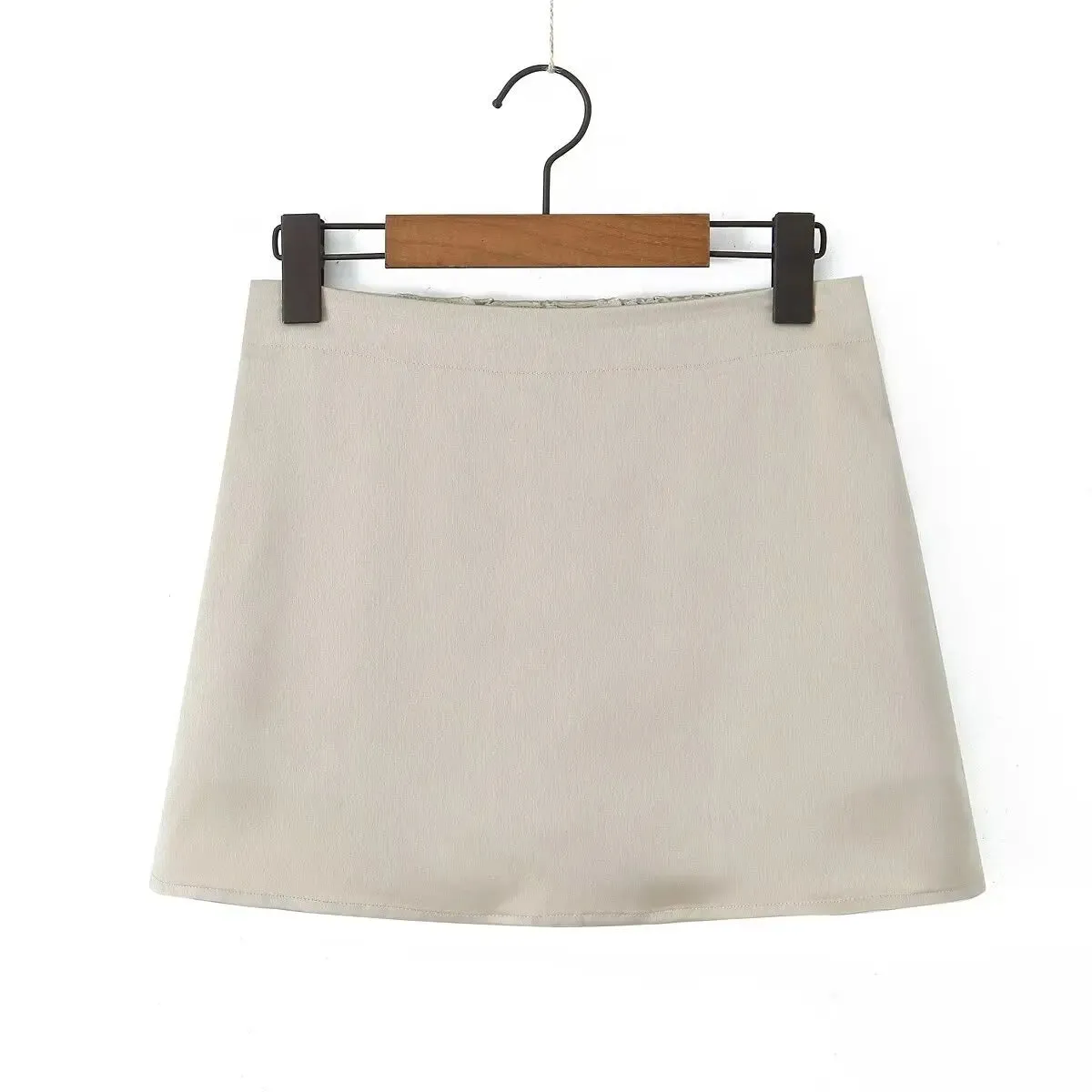 Tassha Boxer Satin Mini Skirts