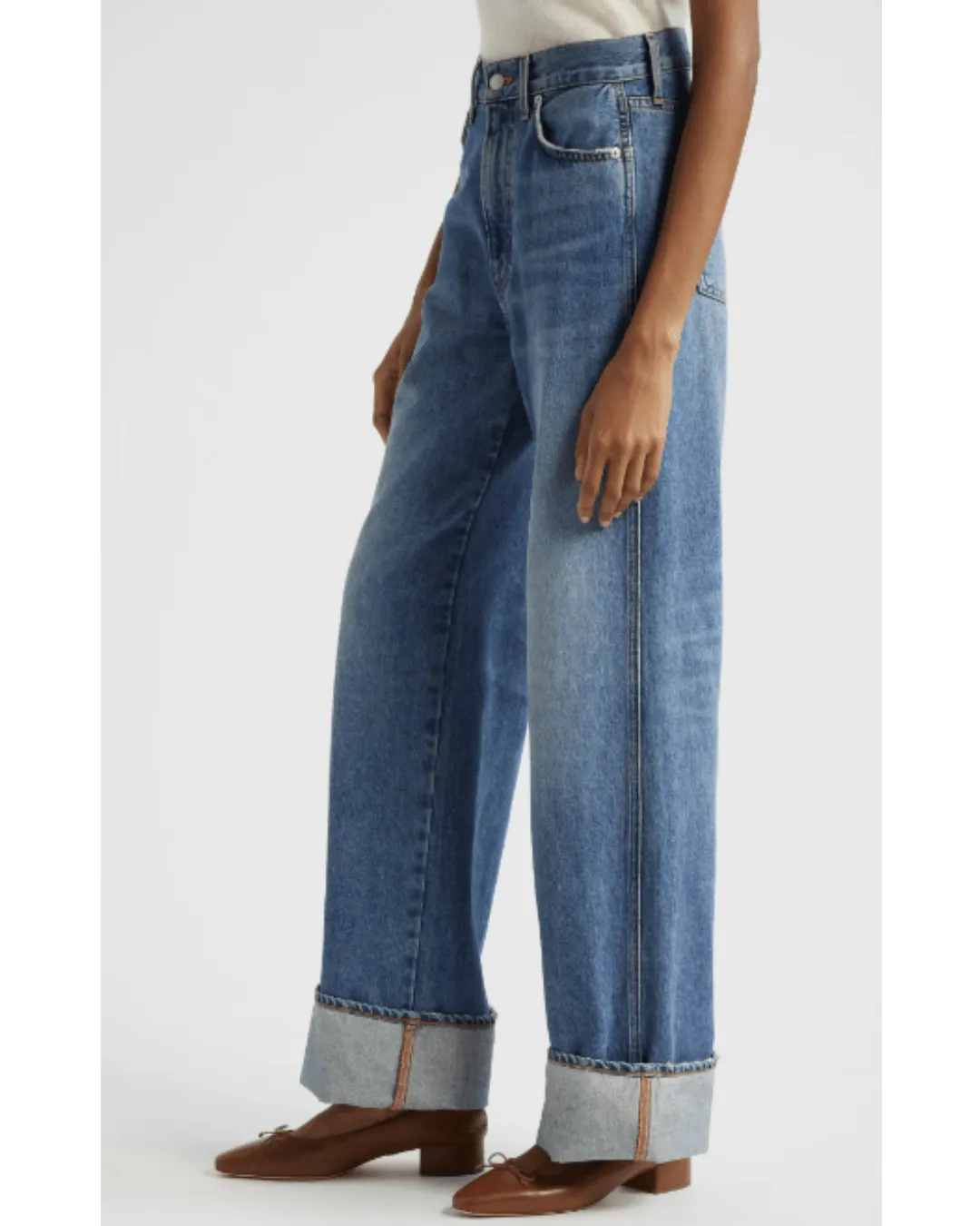 TAYLOR HIGH RISE WIDE LEG W/HIGH CUFF
