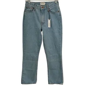 Taylor Stitch Rosie Jean Womens 26 In Washed Cone Mills Cropped Denim Jeans NEW