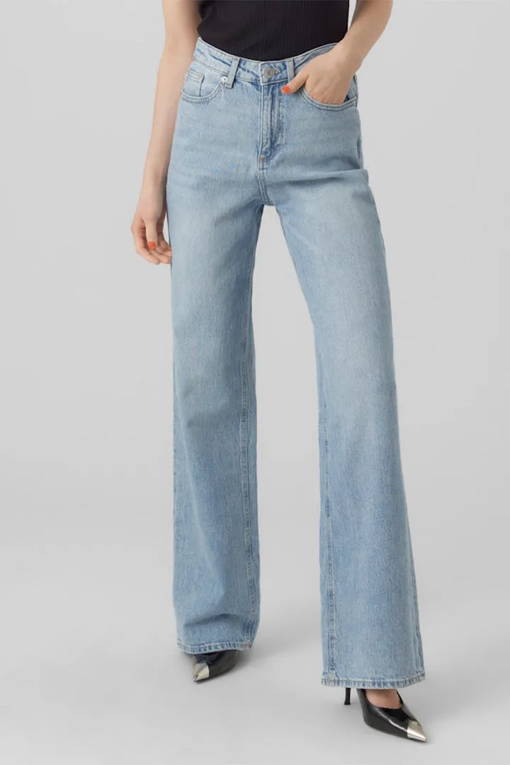 Tessa High Rise Wide Leg Jeans