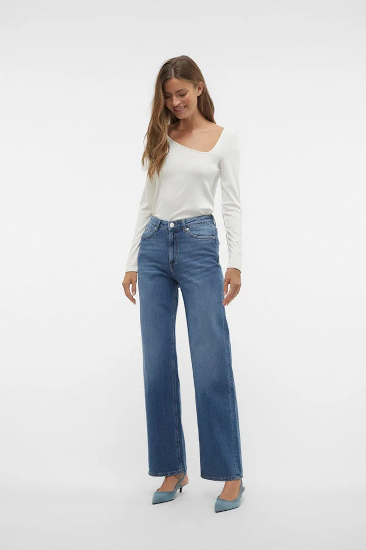 Tessa High Rise Wide Leg Jeans