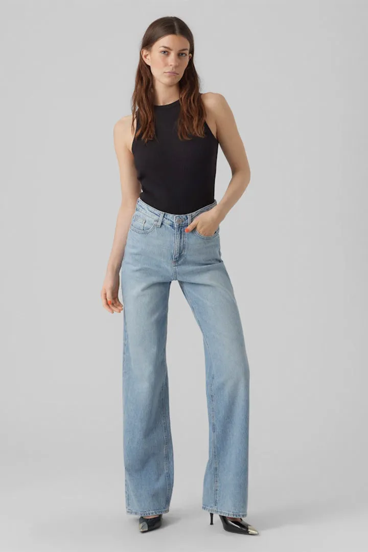 Tessa High Rise Wide Leg Jeans