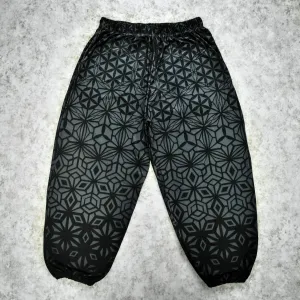 Tessellating Fractals Smoke Style Boho Pants