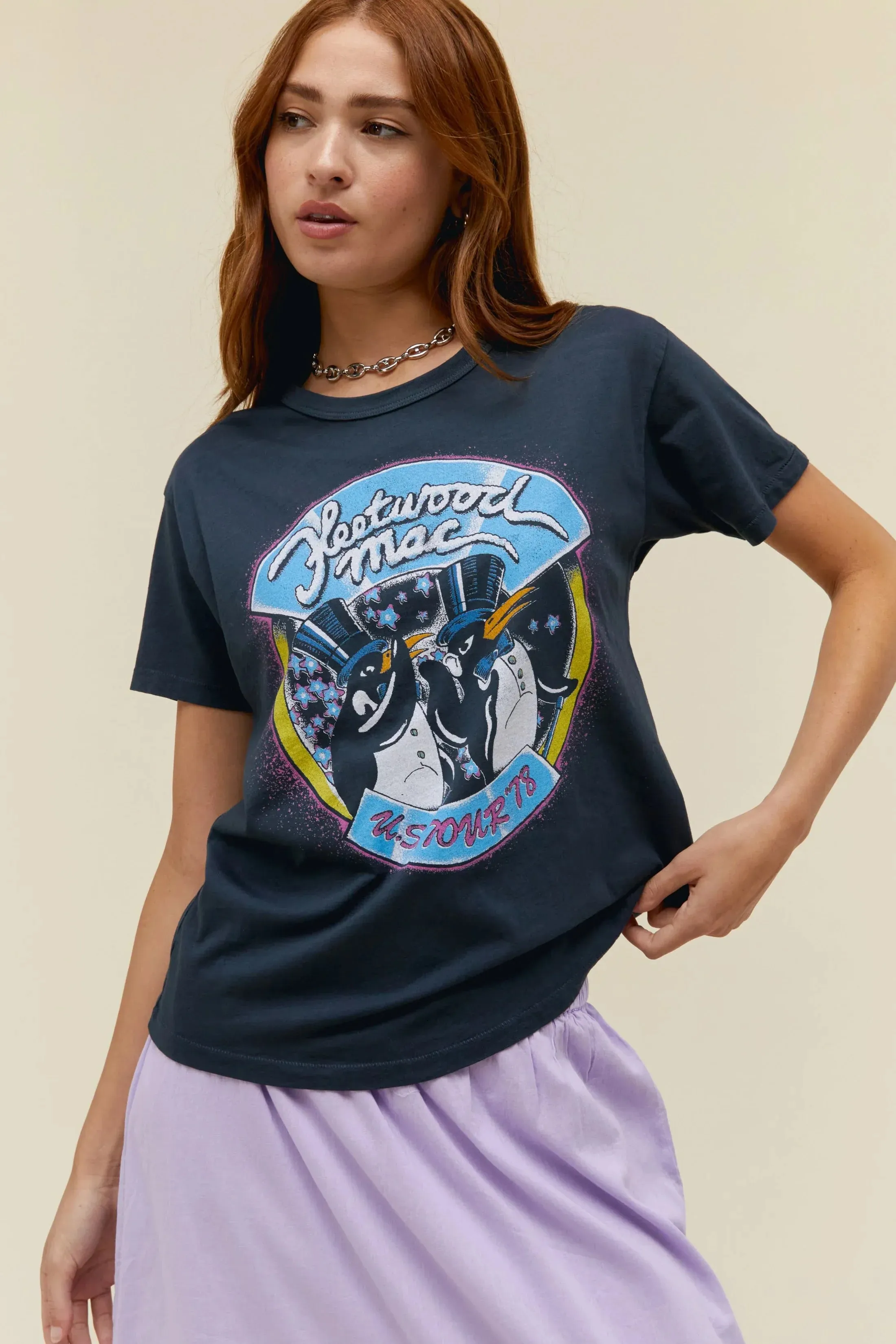 The Fleetwood Mac US Tour 78 Ringer Tee by Daydreamer