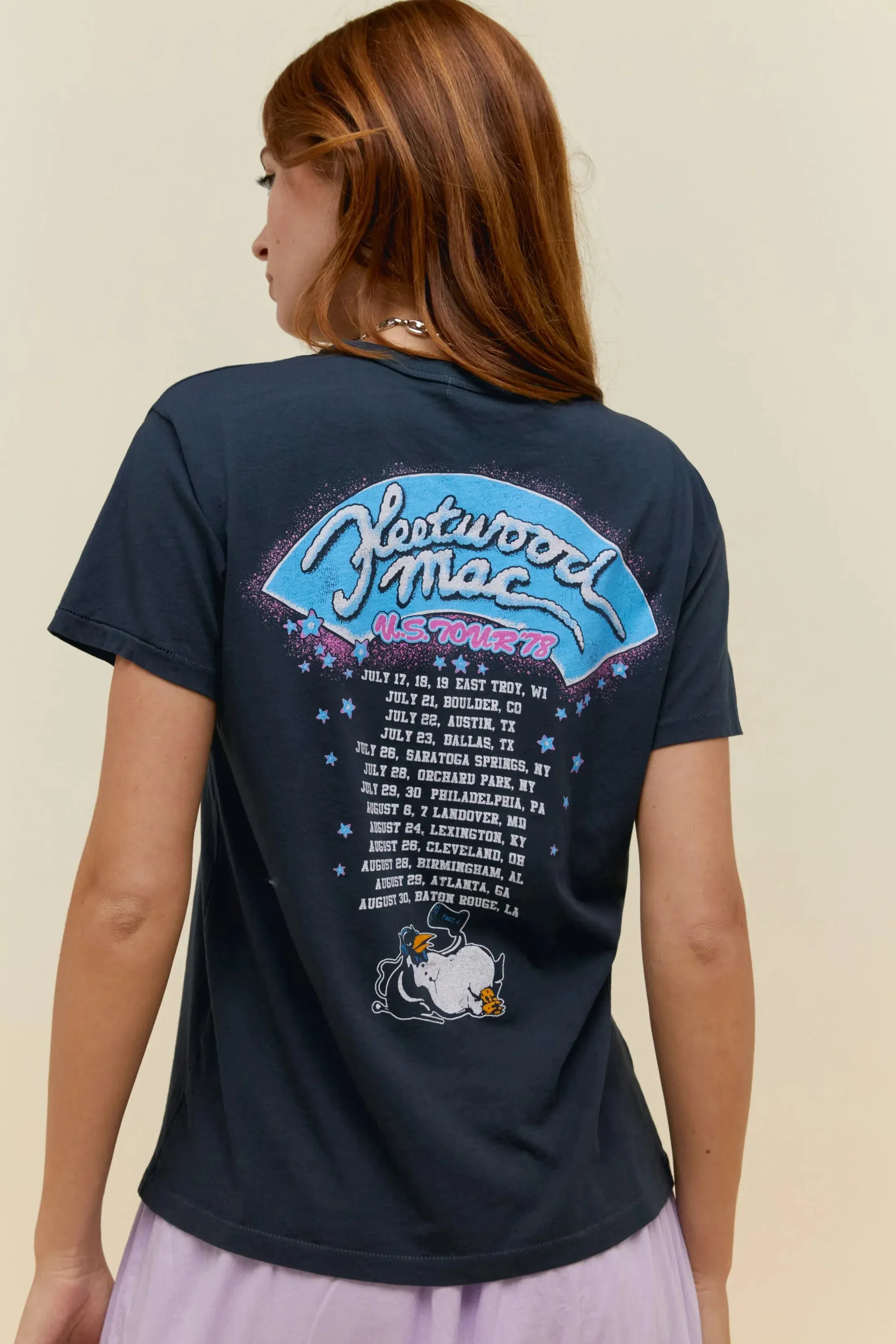 The Fleetwood Mac US Tour 78 Ringer Tee by Daydreamer