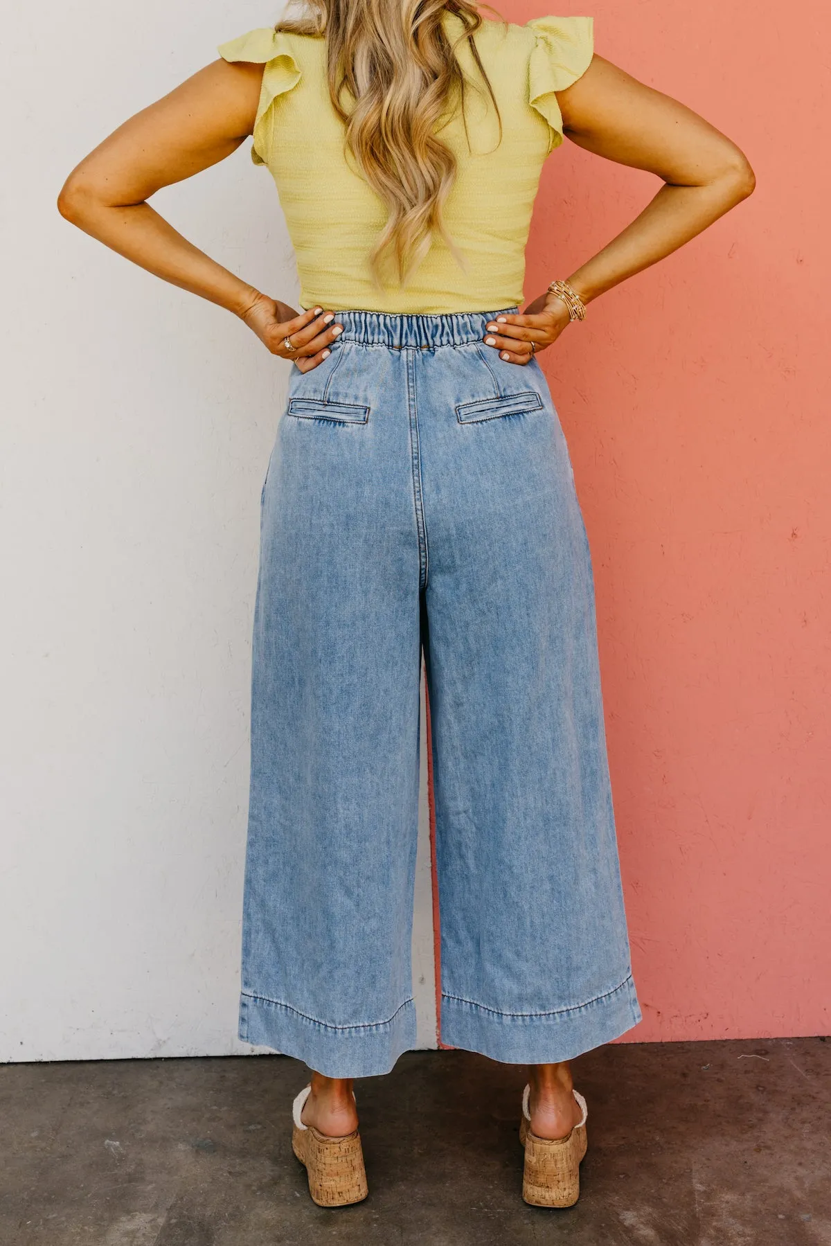 The Landyn Wide Leg Crop Jeans