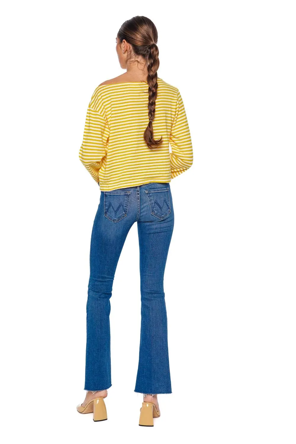 The Weekender Frayed Flare Jean