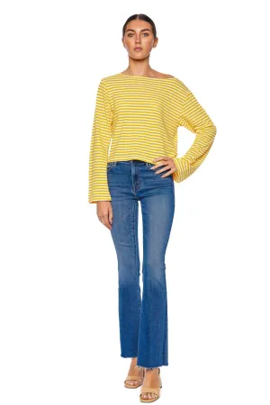 The Weekender Frayed Flare Jean