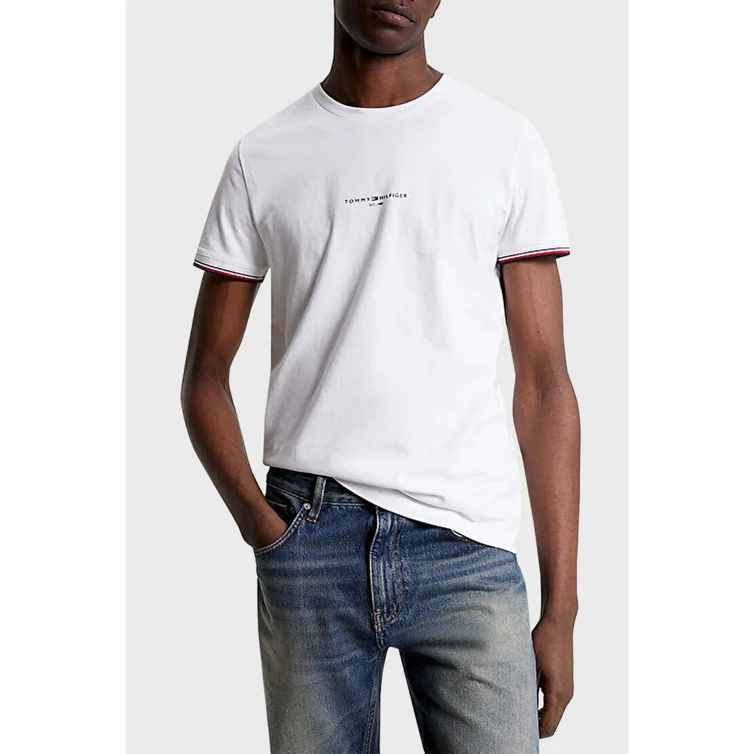 Tommy Logo Tipped Tee