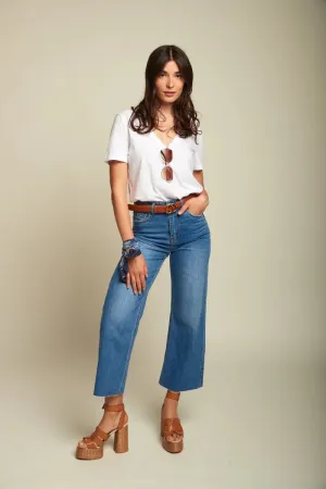 Toxik Wide Leg Crop Jeans