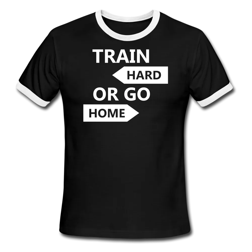 Train Hard Men's Ringer T-Shirt